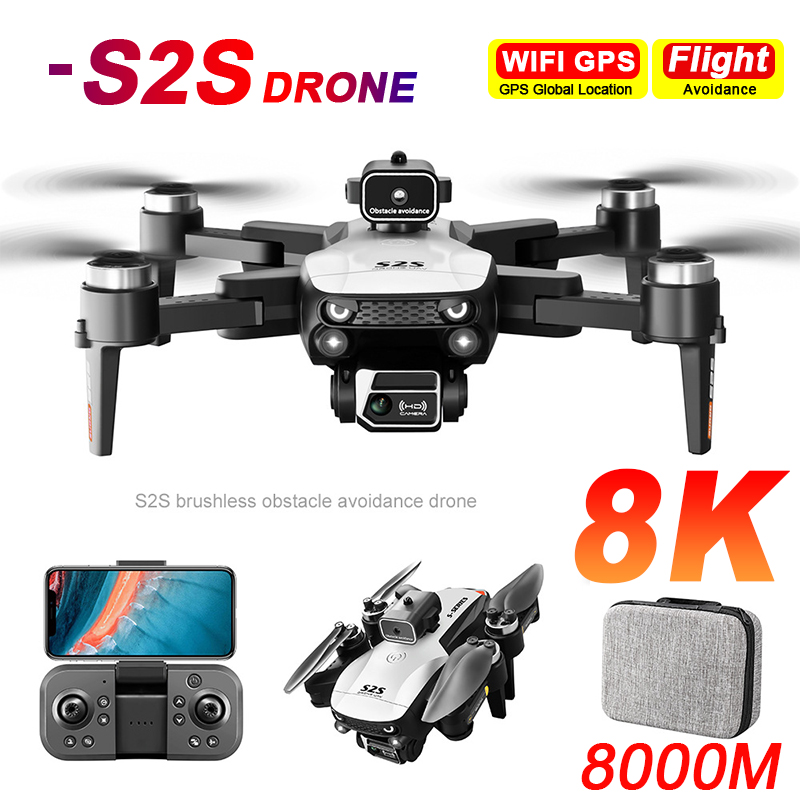Novo drone s2s 8k profissional - Drone Surveying avaliação e preço