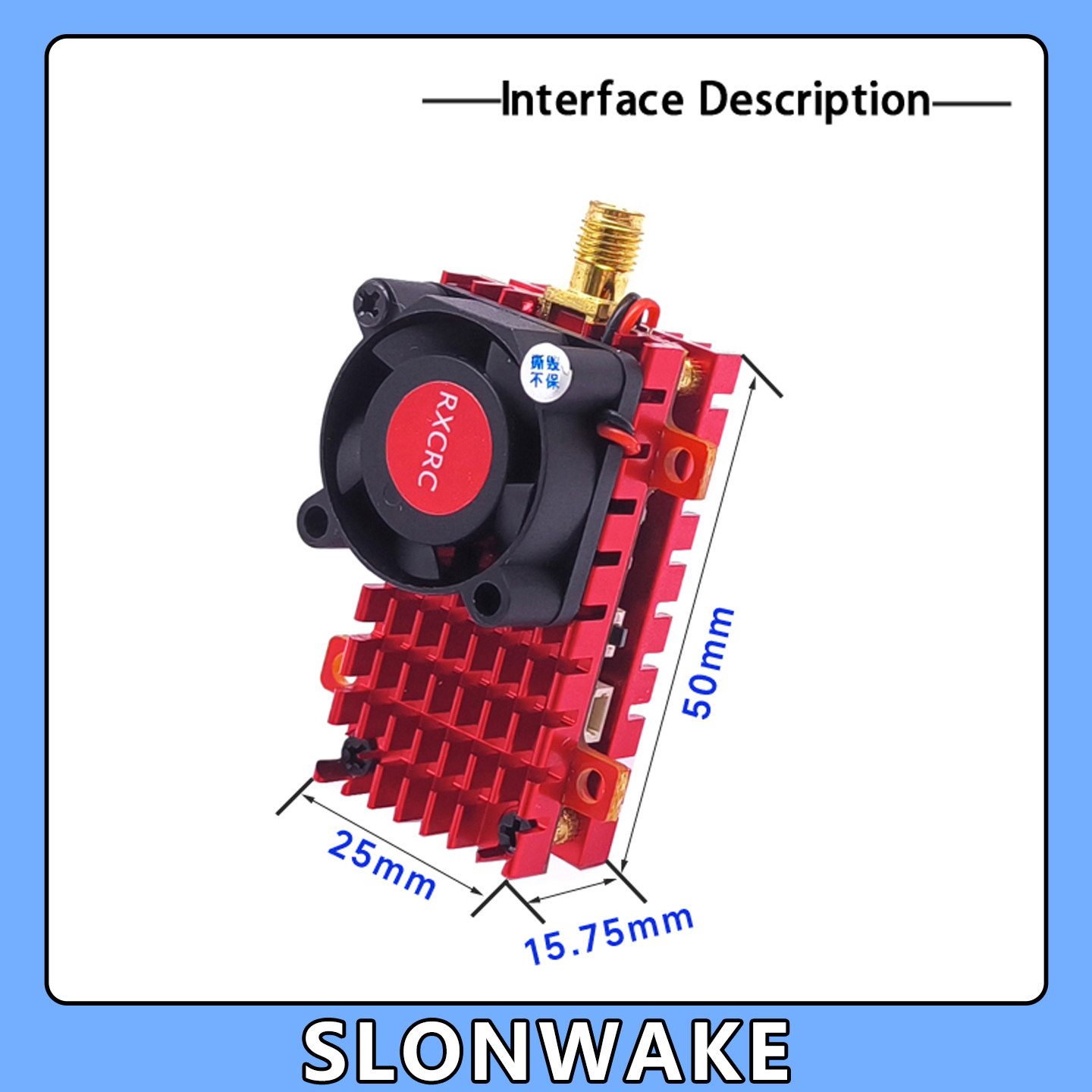 SLONWAKE 5.8G 2W VTX FPV 1800T - Drone Cinematic avaliação e preço